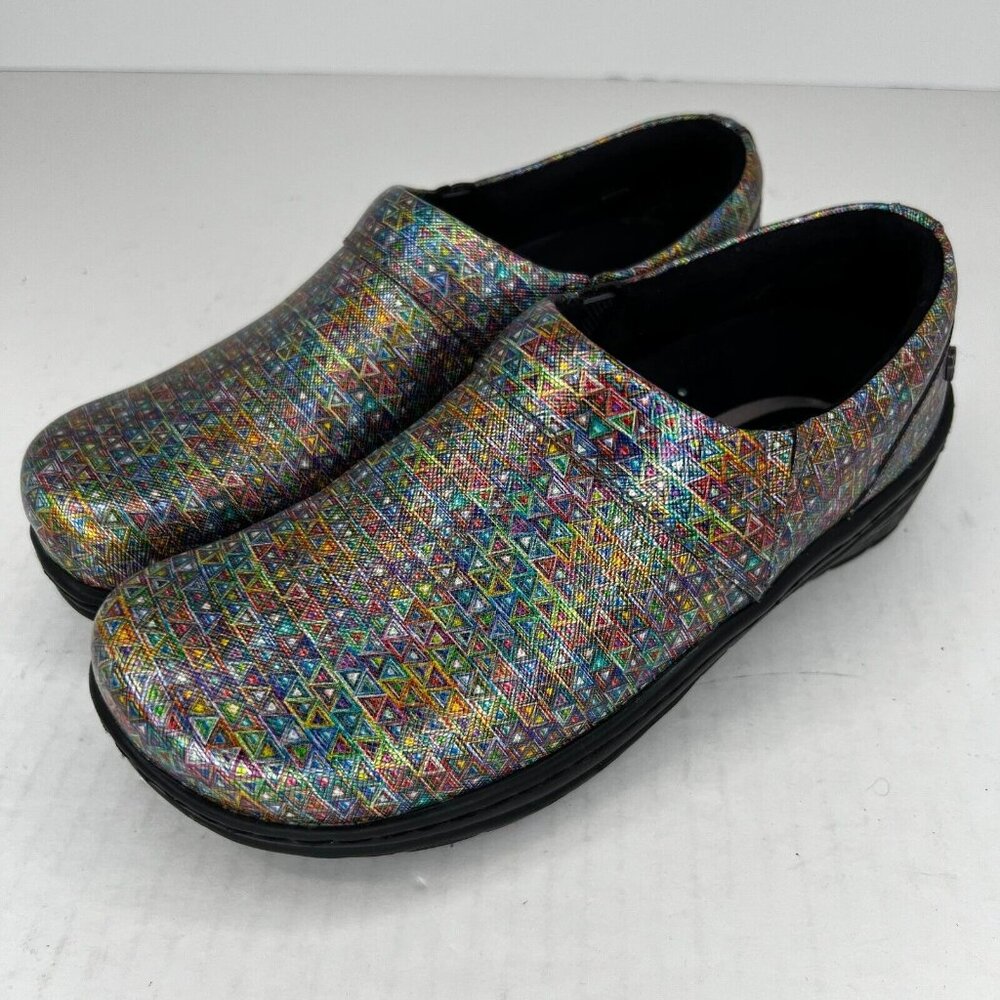 Klogs Footwear Womens Mission Pyramid Multicolor Slip On Non Mark Size 7m Clogs